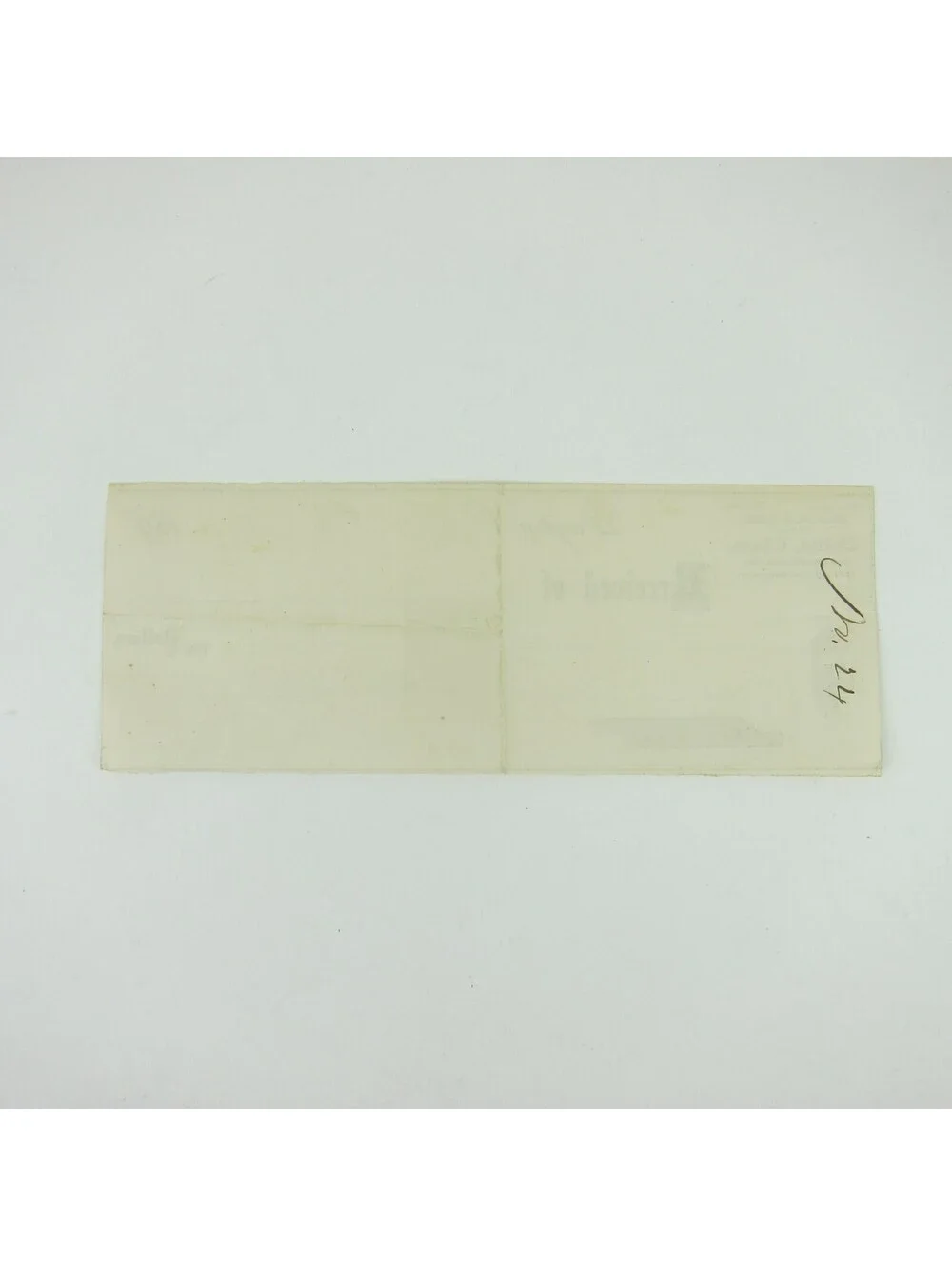 1868 Promissory Note & Two Cent Revenue Stamp Black & Fox Dayton Ohio Antique